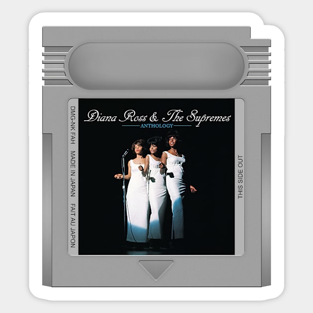 Anthology Supremes Game Cartridge Sticker by PopCarts